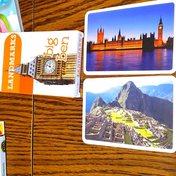 4 New Reading/Coloring/Flashcards-RainBoCorns-Bert&Ernie-Sesame Street-Landmarks - Picture 13 of 14